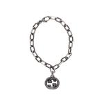 GUCCI Серебряный браслет с переплетающимся g - фото 3