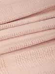 Одеяло John Lewis Baby Cotton Cellular, цвет plaster/pink - фото 2