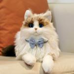 Персидская кошка плюшевая кукла высота 50см OUZAI - фото 4