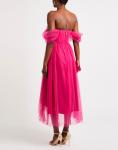Платье миди Simona Corsellini, фуксия - фото 3
