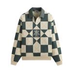 Топ Kith Geo Quilted Nelson Rugby, Sandrift - фото