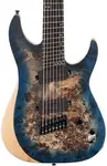 Электрогитара Schecter Reaper-7 Multiscale. Атласный Sky Burst (SSKYB) - фото