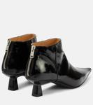 Ботильоны из искусственной кожи Ganni, черный - фото 3