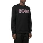 Свитер мужской черный HUGO BOSS - фото 4