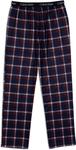 Пижамные брюки Calvin Klein для мальчиков из супермягкой микрофибры с начесом, Navy Urban Plaid - фото 2