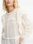Блузка Crisp с оборками Munthe, белый - фото 4