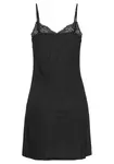 Пеньюар LASCANA с кружевной отделкой, черный - фото 3