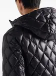 Стеганая куртка с капюшоном Prada, черный - фото 4