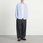 Рубашка Оксфорд с флагом Foret, Light Blue Stripe - фото 4