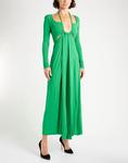 Макси платье Proenza Schouler, зеленый - фото 2