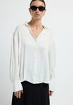Блуза adL Button-down blouse, Ecru/Beige - фото 6