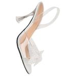 Свадебные босоножки-слайды женские Charles&Keith - фото 10