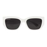 Balenciaga Прямоугольные солнцезащитные очки в оправе, White - фото 5