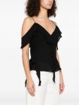 Dorothee Schumacher топ с оборками, черный - фото 3