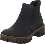 Женские челси ботинки Rieker, Schwarz/Schwarz 01 01 01 - фото