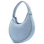 Mugler Спиральная кривая 02 мини сумка, Light Blue - фото 2