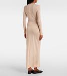 Прозрачная юбка-карандаш Simone Rocha, розовый - фото 3