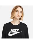 Лонгслив Nike Longsleeve, черный - фото 3