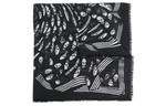 Alexander McQueen Шарф с принтом черепа, Black - фото
