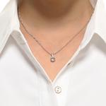 Solitaire Necklaces Women's Swarovski - фото 8