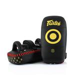 Пэды Fairtex Microfiber Curved Kick Pads - Standard, черный - фото 3
