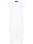 Платье миди из твила Lorena Antoniazzi, белый - фото