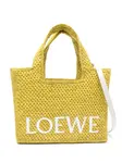 Маленькая сумка-тоут Font LOEWE, желтый - фото