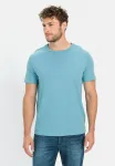 Mit rundhals basic tshirt Camel Active, Steel Blue - фото