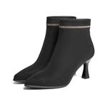 Женские ботильоны JOSINY на каблуке 7,5 см, экрю - фото 4