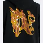 Толстовка обычного кроя Palm Angels, черный - фото 4