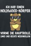 Футболка Tierisch Hollywood Körper, черный - фото 2