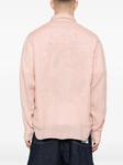 C.P. Company льняная рубашка, розовый - фото 4