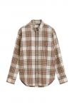 Блуза GANT REL CHECKED, Cream/Off-White - фото 5