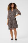 Мини платье Cream CRYuna, Chocolate/Black - фото 4