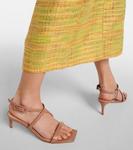 Кожаные сандалии Lindsay 55 Gianvito Rossi, Praline - фото 4