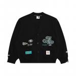 By *A Bathing APE Logo appliqué Cardigan Aape, коричневый - фото 3