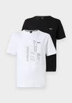 Футболка BOSS GRAPHIC SET 2 PACK, White/Black/Black - фото 6