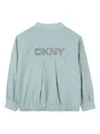 Бомбер со складками Dkny Kids, синий - фото 2