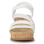 Сандалии на танкетке Ciara Baretraps, white - фото 3