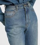 Узкие джинсы с высокой посадкой Alaïa, синий - фото 4