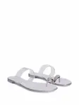Сандалии Ring Plexi Giuseppe Zanotti, серебряный - фото 2