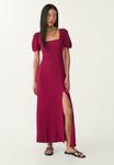 Платье Stradivarius Maxi dress, Pink - фото