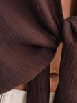 MixRay Блузка в коричневом цвете - фото 6