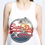 Топ свободного кроя Superdry, бежевый - фото 4