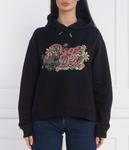 Толстовка женская Dsquared2 с рисунком, черный - фото