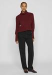 Джемпер VILA VILOU ROLLNECK, Cabernet/Bordeaux - фото 2