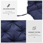 Подушка на стул Outsunny синий, 150/8/98 см - фото 7