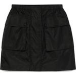 Мини-юбка с логотипом PRADA, черный - фото 3