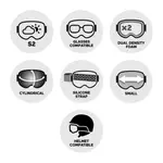 Горнолыжные очки Lumi Black Multilayer Mid Red Salomon - фото 2