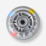 Детские колеса для роликовых коньков диаметром 70 мм, 80 А с подсветкой и подшипниками для двойной упаковки FIT3 Oxelo - фото